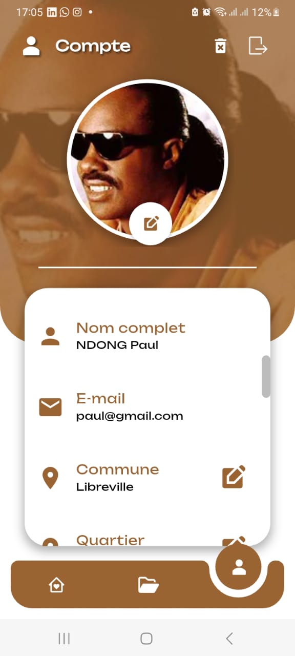 Athom - Tableau de bord